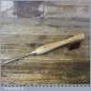 Vintage Marples 11/32” Wide Woodturning Spindle Gouge Chisel - Good Condition