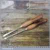 2 No: Woodturning Chisels Crown Tools Skew Flat And Parting Tool - Good Condition