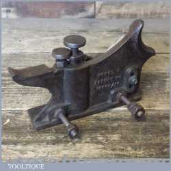 Rare Antique Incomplete Howkins Model B Plough Plane - Rare Tool