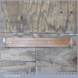 Rare Vintage Boxwood & Brass Mathematical Sliding Rule - C Hoare By Aston Mander