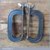 Vintage Pair 6” Record Woodworking G Clamps - Good Condition