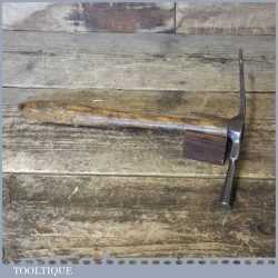 Vintage Saddlers Leatherworking Tack Hammer With Claw - Bulbous Handle