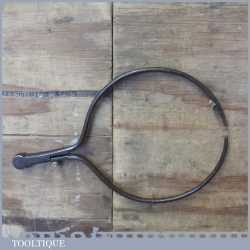 Scarce Large Antique Blacksmiths Hand Forged Steel Outside Pipe Measuring Dividers