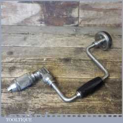 Vintage Stanley No: 73 Ratchet Carpenters Brace 10 Swing - Good Condition