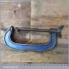 Vintage 8” Record Tools Heavy Duty G Clamp - Good Condition
