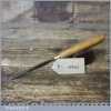Vintage Marples & Sons 5/32” Shallow Straight Flat Woodcarving Chisel - Good Condition
