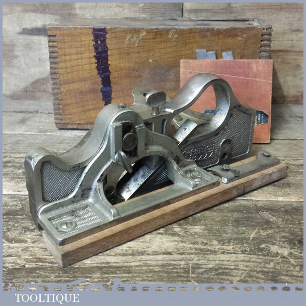 Rare Stanley No 444 Dovetail Tongue And Groove Plane Designed For