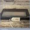 Vintage Medium Grit Oil Stone In Mahogany Box - Good Condition