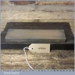 Vintage Medium Grit Oil Stone In Mahogany Box - Good Condition