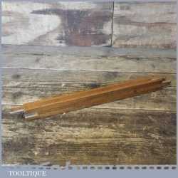 Rare Antique 19th Century 4 Sided Boxwood Sliding Rule - Good Condition