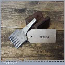 Vintage Saddlers J. Dixon Leatherworking Pricking Iron Tool - Good Condition