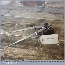 Vintage 7” Moore & Wright Sprung Loaded Inside Steel Dividers - Good Condition