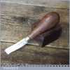 Vintage Croisdale Leatherworking Welt Knife - Beech Wood Handle