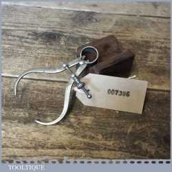 Vintage 4” Moore & Wright Sprung Loaded Outside Steel Dividers - Good Condition