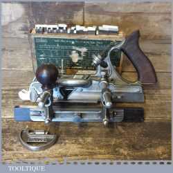 Vintage Stanley No: 45 Combination Plough Plane - Good Condition