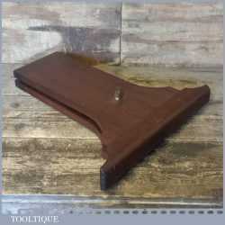 Vintage Craftsman Made Mahogany Saw Sharpening Vice - Good Condition