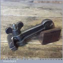 Vintage Alex Mathieson & Son Cast Steel Hand Vice - Good Condition