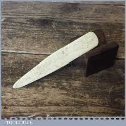Vintage Upholsterers Bone Craft Tool For Creasing And Folding - Good Condition