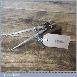 Vintage Moore & Wright 5” Steel Spring Dividers - Good Condition