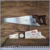 Vintage 22” 10 TPI Sandvik No: 288 Cross Cut Hand Saw Sheath - Refurbished Ready For Use