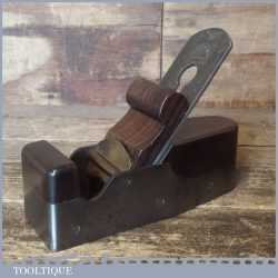 Antique Cast Iron Wedged Infill Smoothing Plane - W.K & C Peace Eagle Works Iron