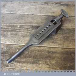 Antique Adjustable Thread Screw Gauge Clockmaker Jeweller Die Tool - Good Condition