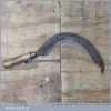 Vintage Farm Tool Harrison No: 828 Sickle Slasher Hook Tool + Sharpening Stone