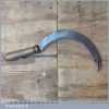 Vintage Farm Tool J. Harrison No: 2 Sickle Or Beet Hook Tool + Sharpening Stone