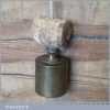 Unusual 3” Vintage Continental Plumb Bob With Cork Spacer - Good Condition