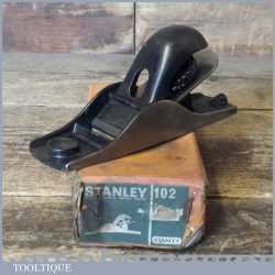 Vintage Stanley England No: 102 Block Plane Boxed - Good Condition