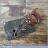 Unusual Vintage Engineered Metal Plough Plane With Depth Stop Fence - Good Condition