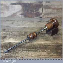 Antique Archimedes Drill Approx 12” In Length - Good Overall Condition