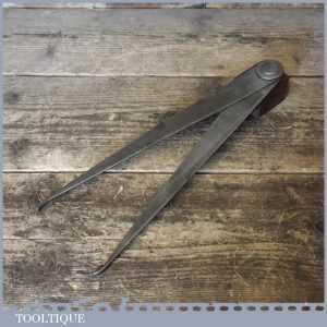 Vintage 12” Internal External Forged Rivet Joint Steel Dividers - Good Condition Vintage 12” Internal External Forged Rivet Joint Steel Dividers - Good Condition