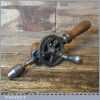 Vintage Double Pinion Egg Beater Hand Drill Broad Arrow 1944 - Good Condition