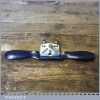 Vintage Record No: 0151 Adjustable Flat Sole Metal Spokeshave - Refurbished