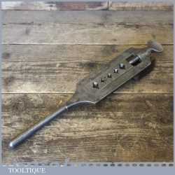 Vintage Clock Watchmakers Adjustable BA Screw Plate Die Threading Tool - Good Condition