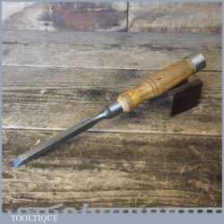 Vintage Wm Marples Sheffield Heavy Duty 5/16” Sash Mortice Chisel - Good Condition