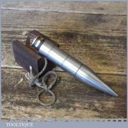 Vintage Decorators Cast Steel Plumb Bob - Fair Condition