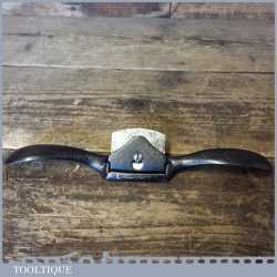 Antique Stanley Rule & Level USA Flat Soled Spokeshave - Good Condition