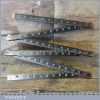 Vintage 6ft Rabone No: 1531 Folding Ruler Ebonised Finish - Good Condition