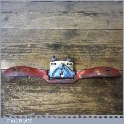 Vintage British No: 168 Flat Soled Adjustable Metal Spokeshave - Fully Refurbished