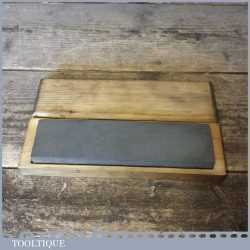 Vintage Boxed 8” x 2″ Course Grit Carborundum Oil Stone - Good Condition
