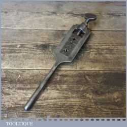Vintage Plumbers Adjustable BSP Screw Plate Die Threading Tool - Good Condition