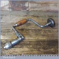 Vintage Stanley No: 75 Carpenters Ratchet Brace 10” Swing - Good Condition