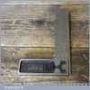 Vintage 6” Rabone Chesterman No: 1905 Cast Steel Set Square - Good Condition