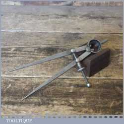 Vintage 6” Steel Spring Dividers - Good Condition