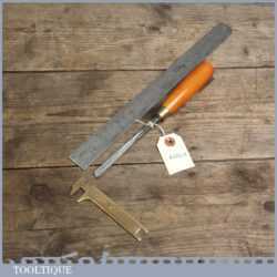 Vintage Forged Steel Carving Chisel In Good Condition