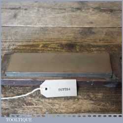 Vintage Boxed 8” x 2″ Medium Grit Oil Stone - Good Condition