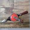 Vintage Stanley No: 803 Double Pinion Egg Beater Hand Drill - Good Condition