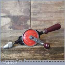 Vintage Stanley No: 803 Double Pinion Egg Beater Hand Drill - Good Condition